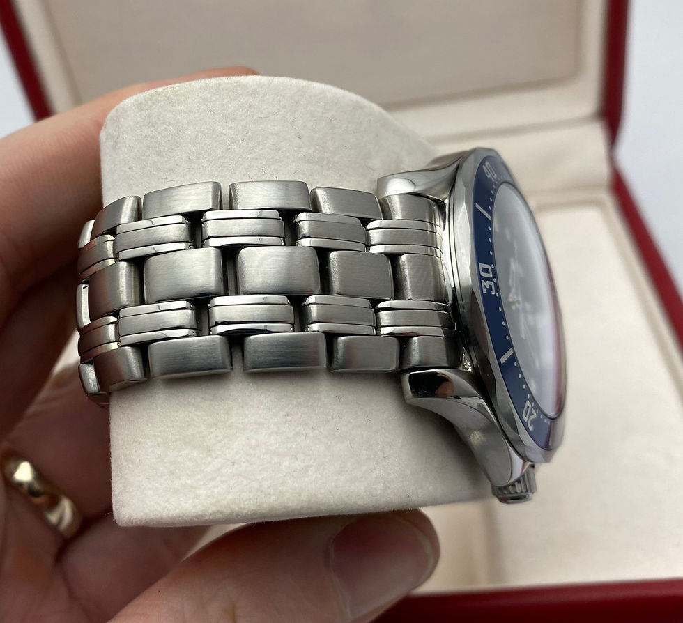 Thumbnail: Omega Seamaster Gents Bond Goldeneye Watch Blue Dial Quartz 41mm 2541.80.00