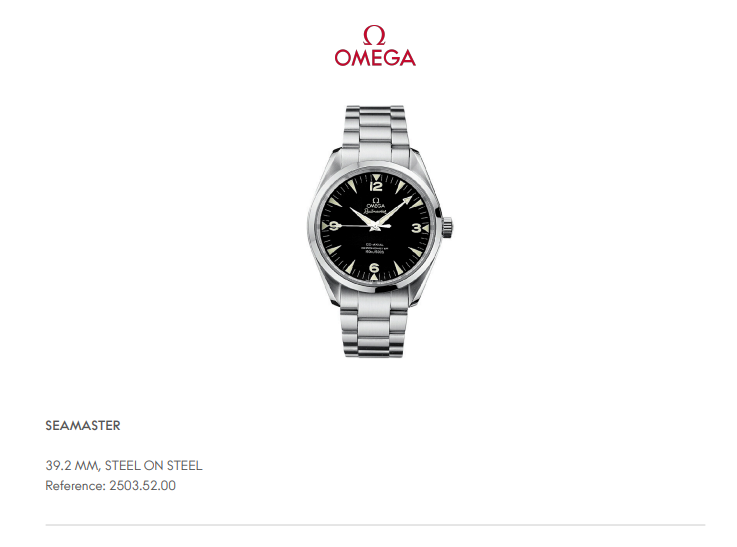 Thumbnail: *Serviced* Omega Railmaster Gents Watch 39mm Black 2503.52.00