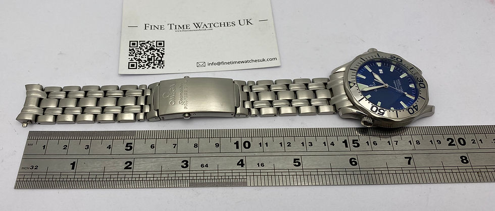 Thumbnail: Omega Seamaster Gents Watch Blue Quartz 41mm 2065.80.00