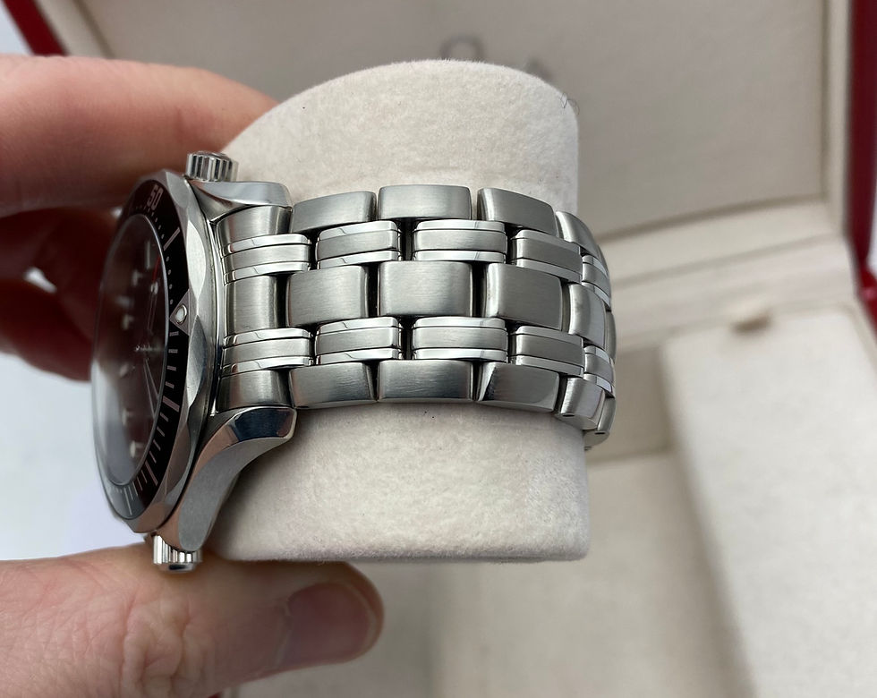 Thumbnail: Omega Seamaster Gents Quartz Watch Black Dial 41mm 212.30.41.61.01.001
