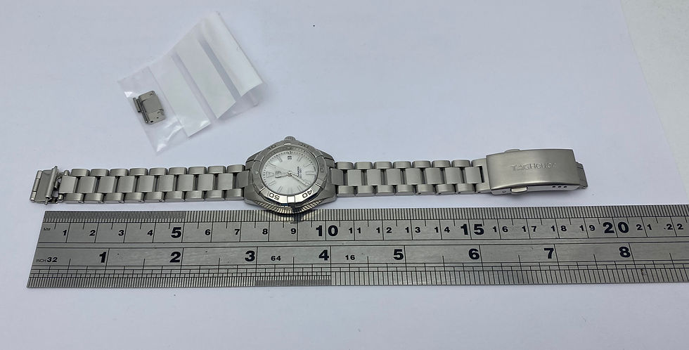 Thumbnail: *Papers/RRP £1700* Tag Heuer Aquaracer Ladies Watch White WBD1411.BA0741 27mm