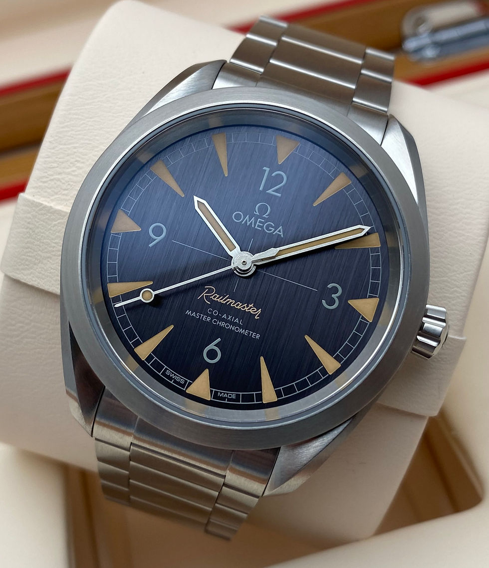 Thumbnail: Omega Railmaster 40mm Black 220.10.40.20.01.001