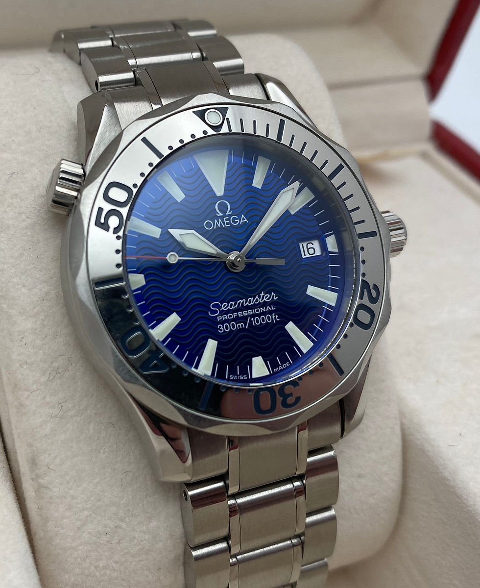 Thumbnail: Omega Seamaster Midsize Watch Blue 36mm 2263.80.00