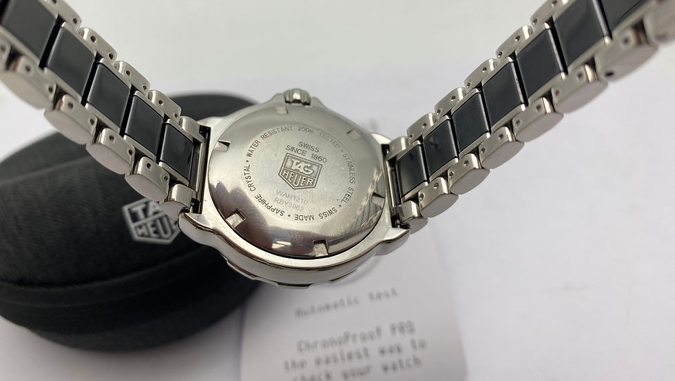 Thumbnail: Tag Heuer Formula 1 Ceramic Ladies Watch Black WAH1210 37mm