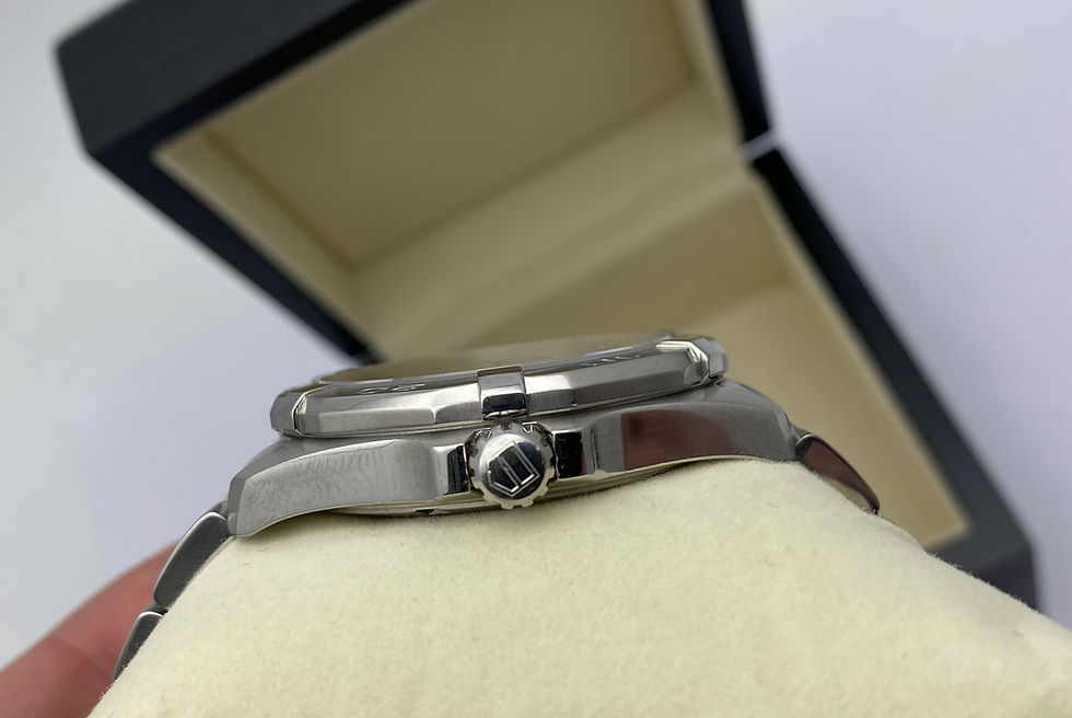 Thumbnail: Tag Heuer Aquaracer Black 41mm WAY1110.BA0910 crown
