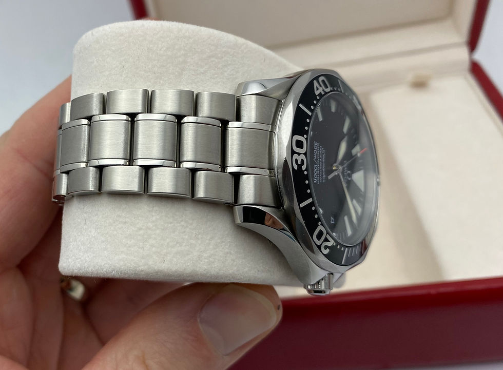 Thumbnail: *Boxed* Omega Seamaster Automatic Black Gents Watch 41mm 2254.50.00