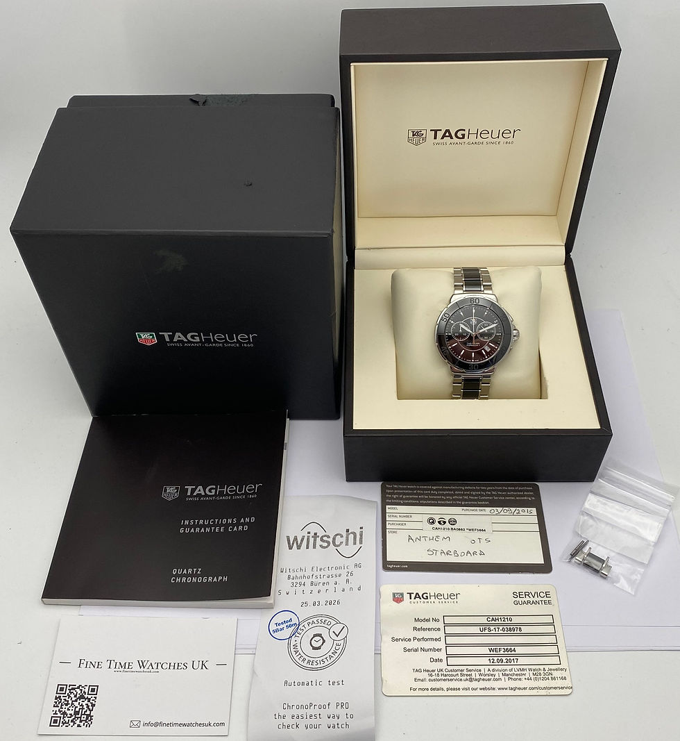 Thumbnail: *Box/Papers* Tag Heuer Formula 1 Unisex Ceramic Chronograph Black 41mm