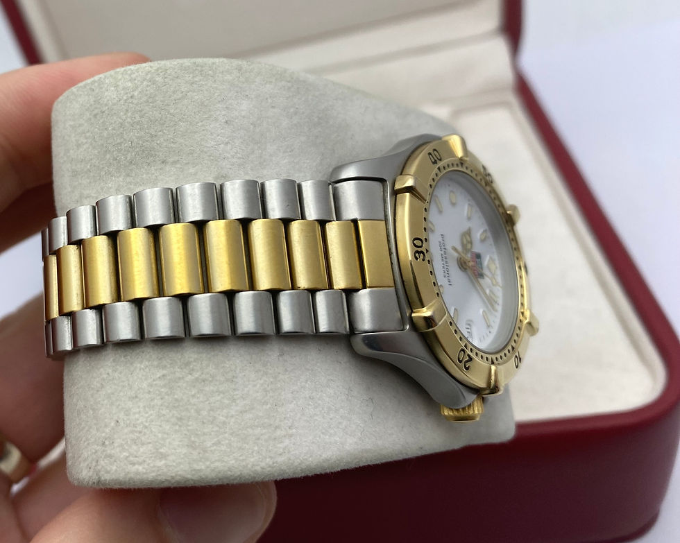 Thumbnail: Tag Heuer 2000 Vintage Midsize Watch Steel/Gold WE1222.BB0305 35mm