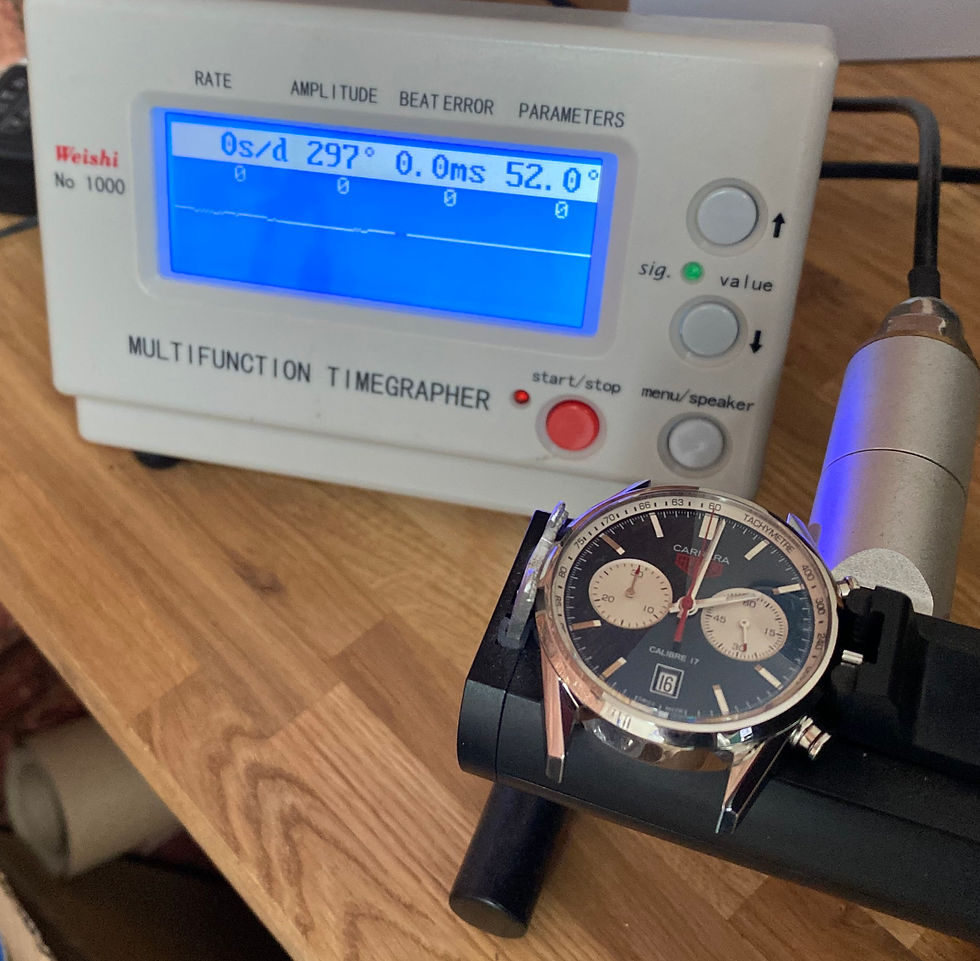 Thumbnail: Tag Heuer Carrera Calibre 17 Chronograph Blue 41mm CV211A