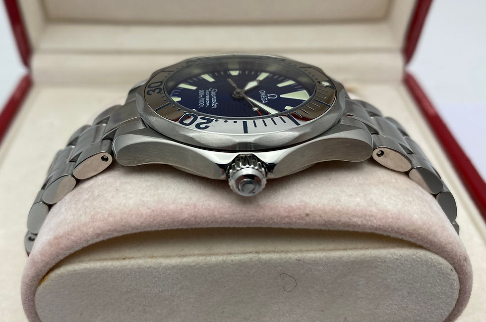 Thumbnail: *Box/Papers/Serviced/Warranty* Omega Seamaster Midsize Watch Blue 36mm 2263.80
