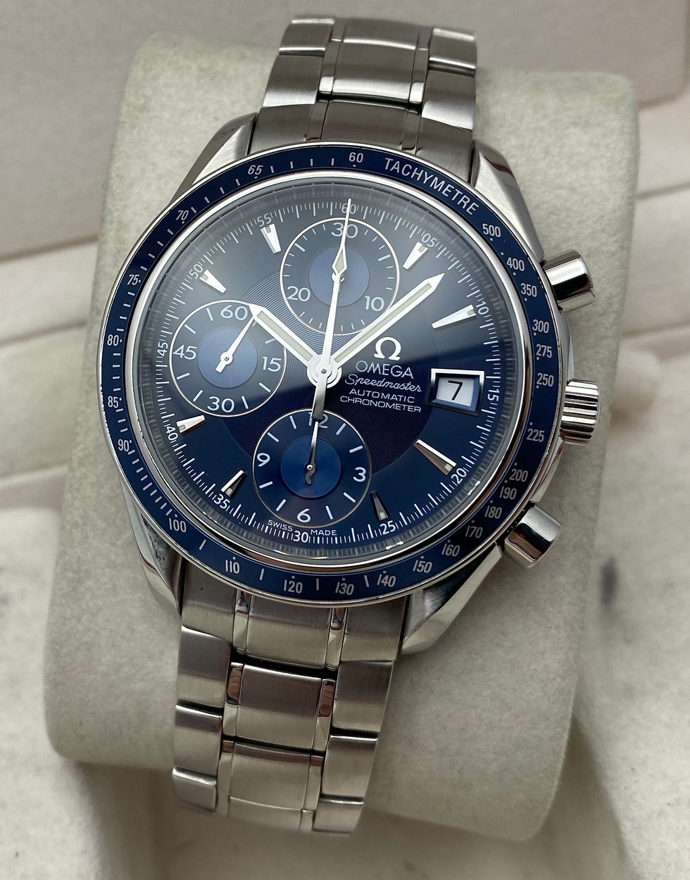 Thumbnail: Omega Speedmaster Date Blue 40mm 3212.80.00