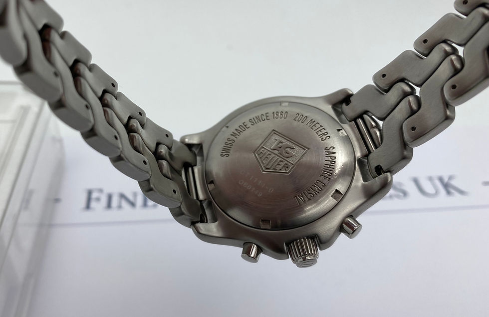 Thumbnail: Tag Heuer Link Chronograph Black CT1111-0 42mm Bourne Model