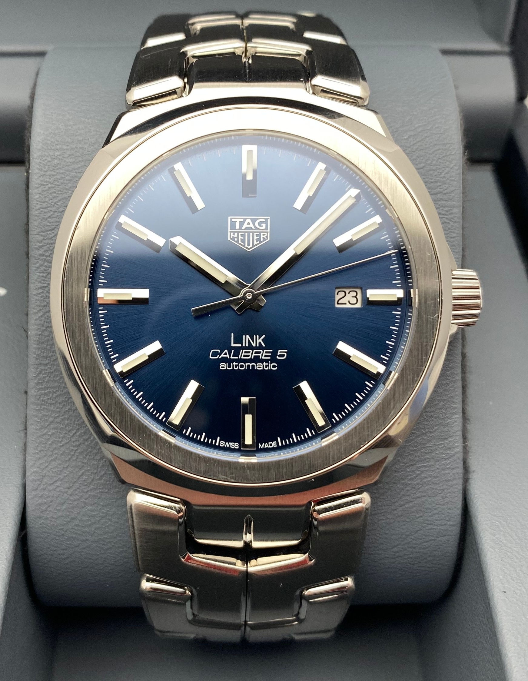 Tag Heuer Link Calibre 5 Blue WBC2112 41mm