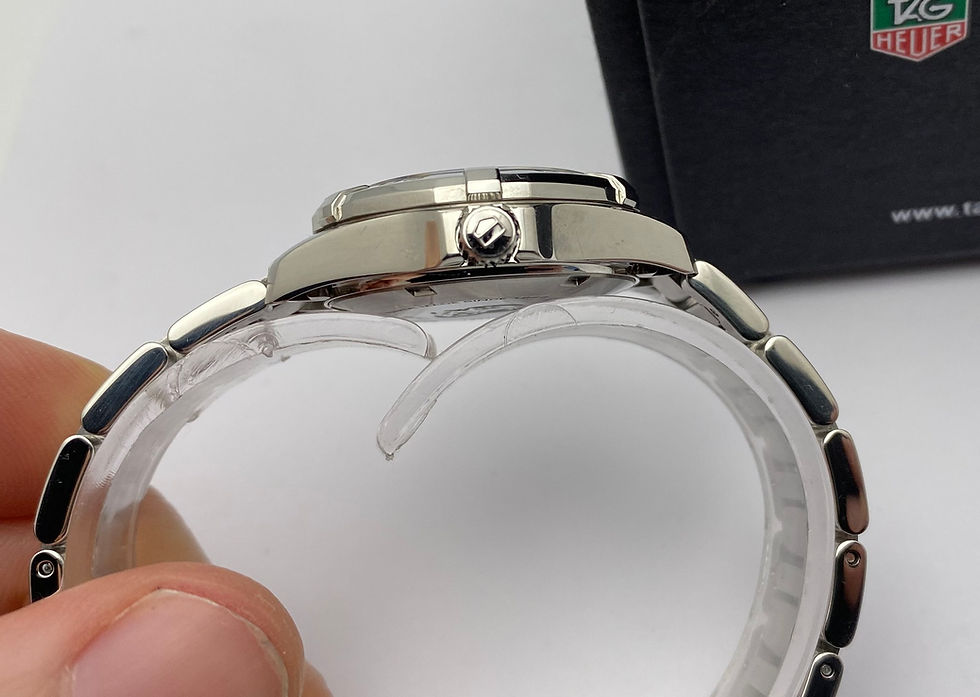 Thumbnail: Tag Heuer Aquaracer Ladies Watch Silver Dial WAY1411.BA0920 27mm