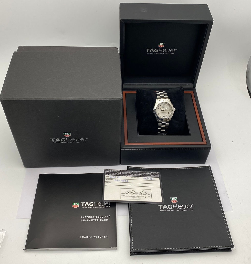 Thumbnail: *Box/Papers* Tag Heuer Aquaracer Ladies Watch White WAF1311.BA0817 32mm