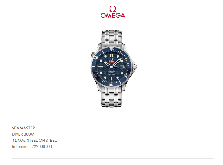 Thumbnail: *Boxed/Cal 2500D* Omega Seamaster Co-Axial Bond Casino Royale 41mm 2220.80.00