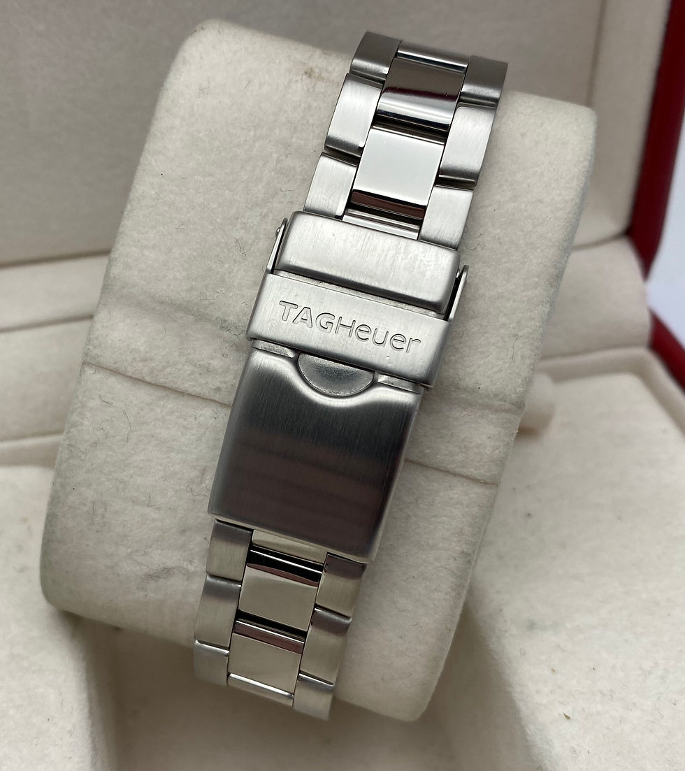 Thumbnail: *Boxed/Papers/Rare* Tag Heuer Aquaracer Diamond Unisex Watch Silver WAF1117 40mm