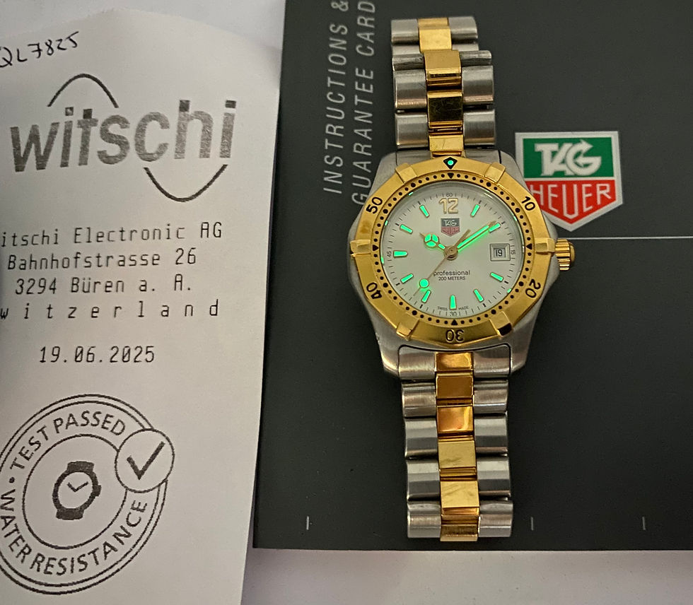 Thumbnail: Tag Heuer 2000 Professional Series Ladies Watch Steel/Gold WK1320.BB0316 27mm