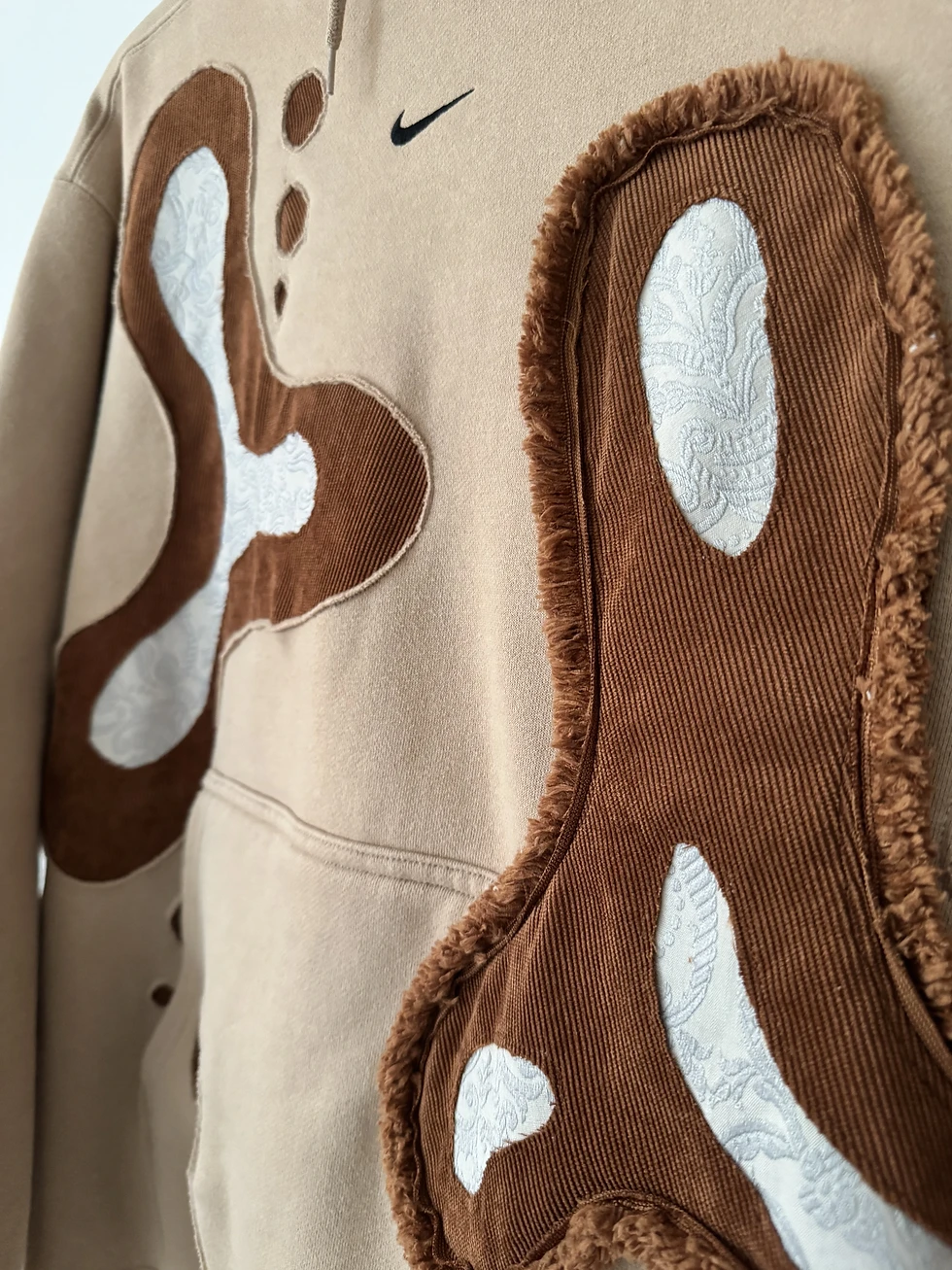 Miniatura: Custom Nike"Earth-tone Velvet" Hoodie