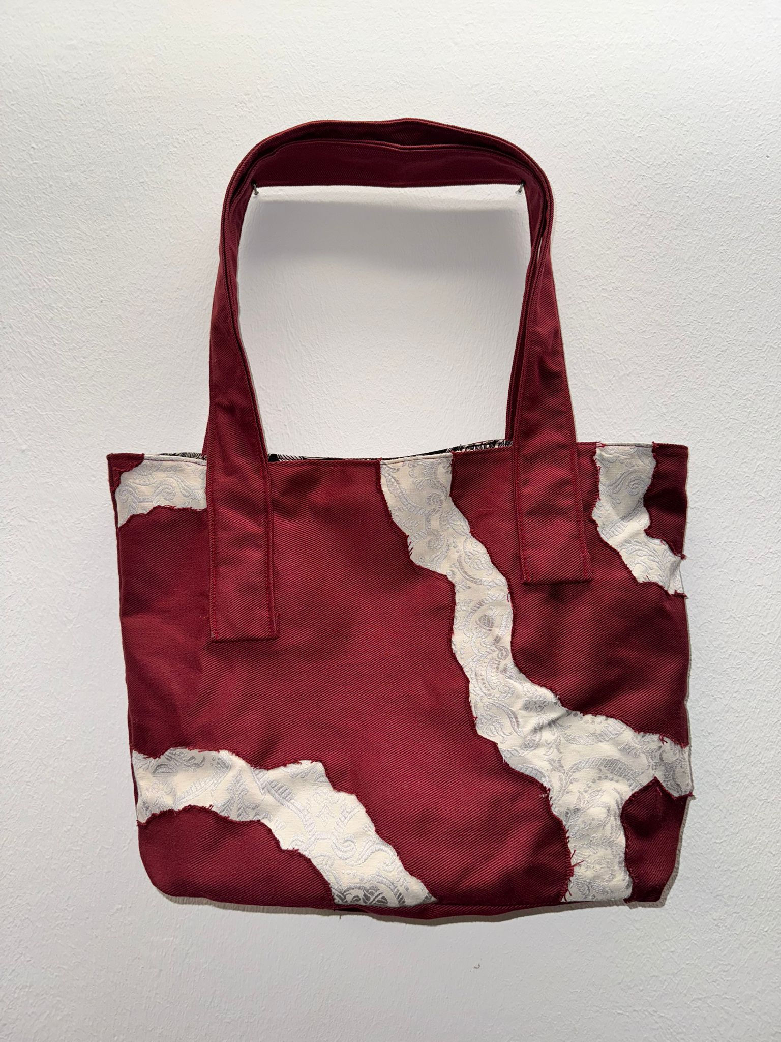"Red Denim" Tote Bag