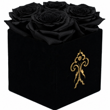 Black Rose Halloween Gift Box