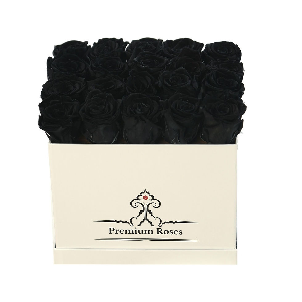 Thumbnail: White Glossy 20 Roses