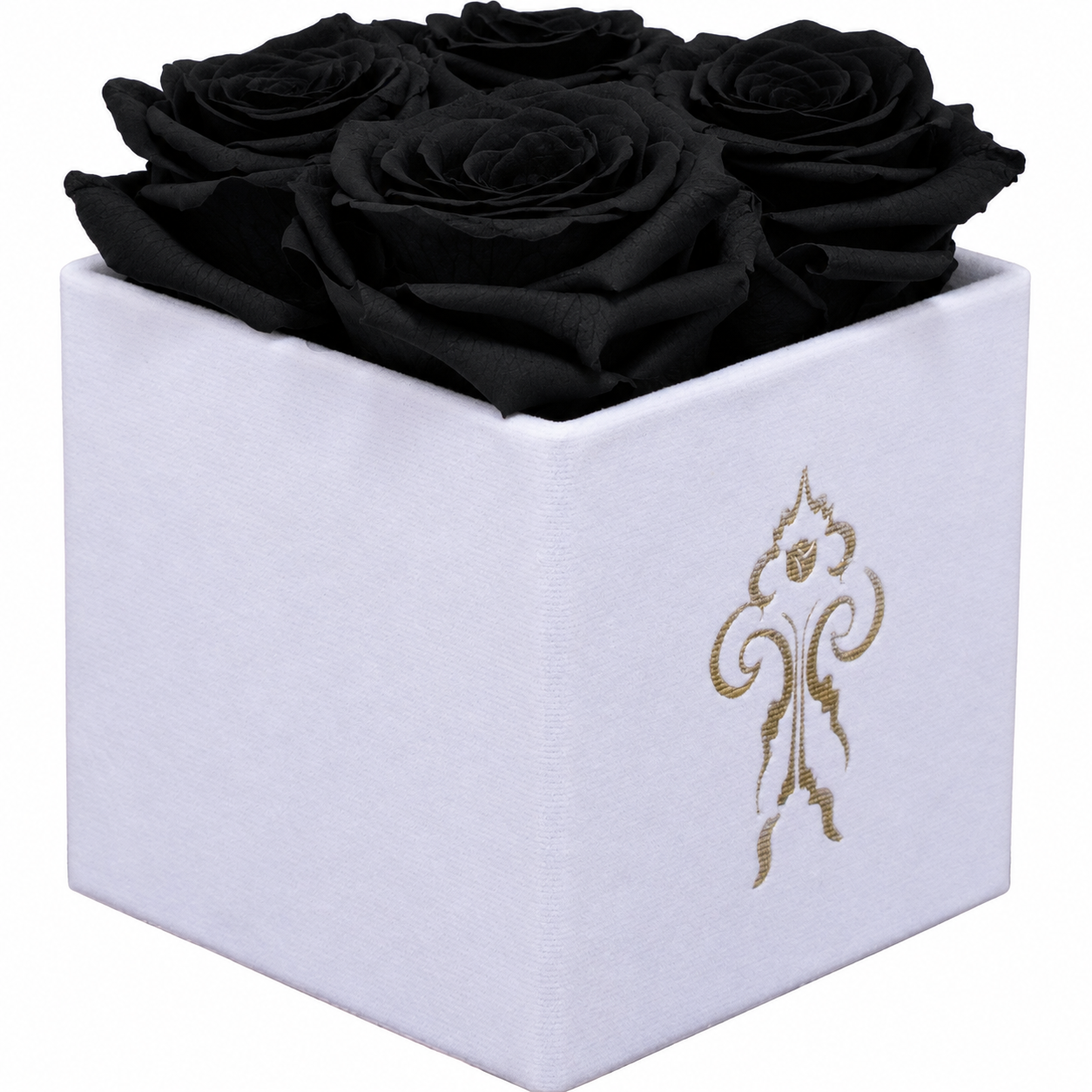 Black rose color option for the 4-rose gift box