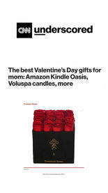 Premium Roses featured by CNN Underscored in a Valentine's Day gift guide.