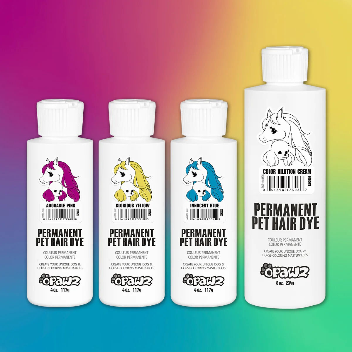 Tinte Permanente OPAWZ 117 g para Grooming Canino Creativo