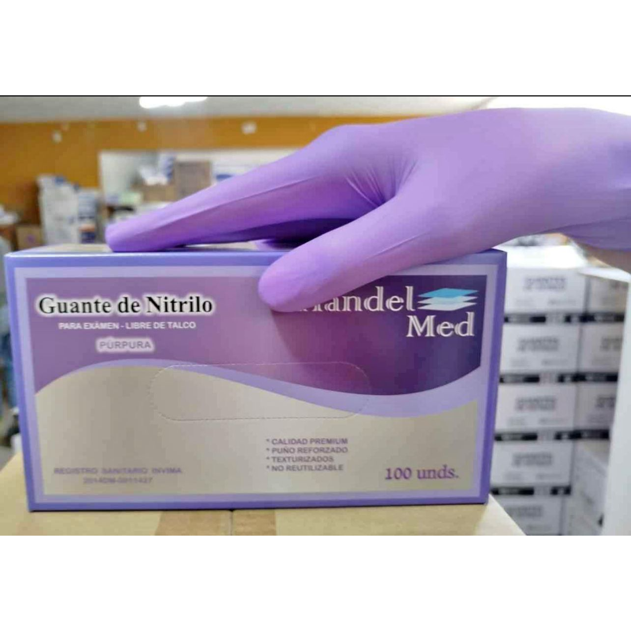 Guantes de Nitrilo Desechables Higiene y Protección Canina