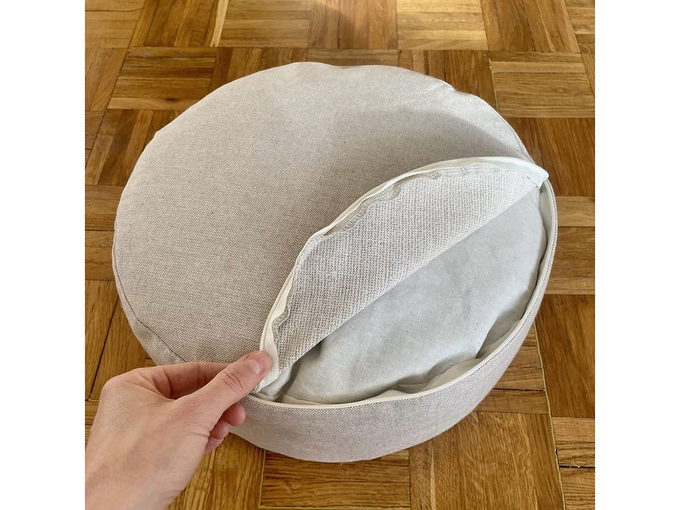 Miniatura: Meditační podsedák Sun mandala, výška 10 cm / 15 cm