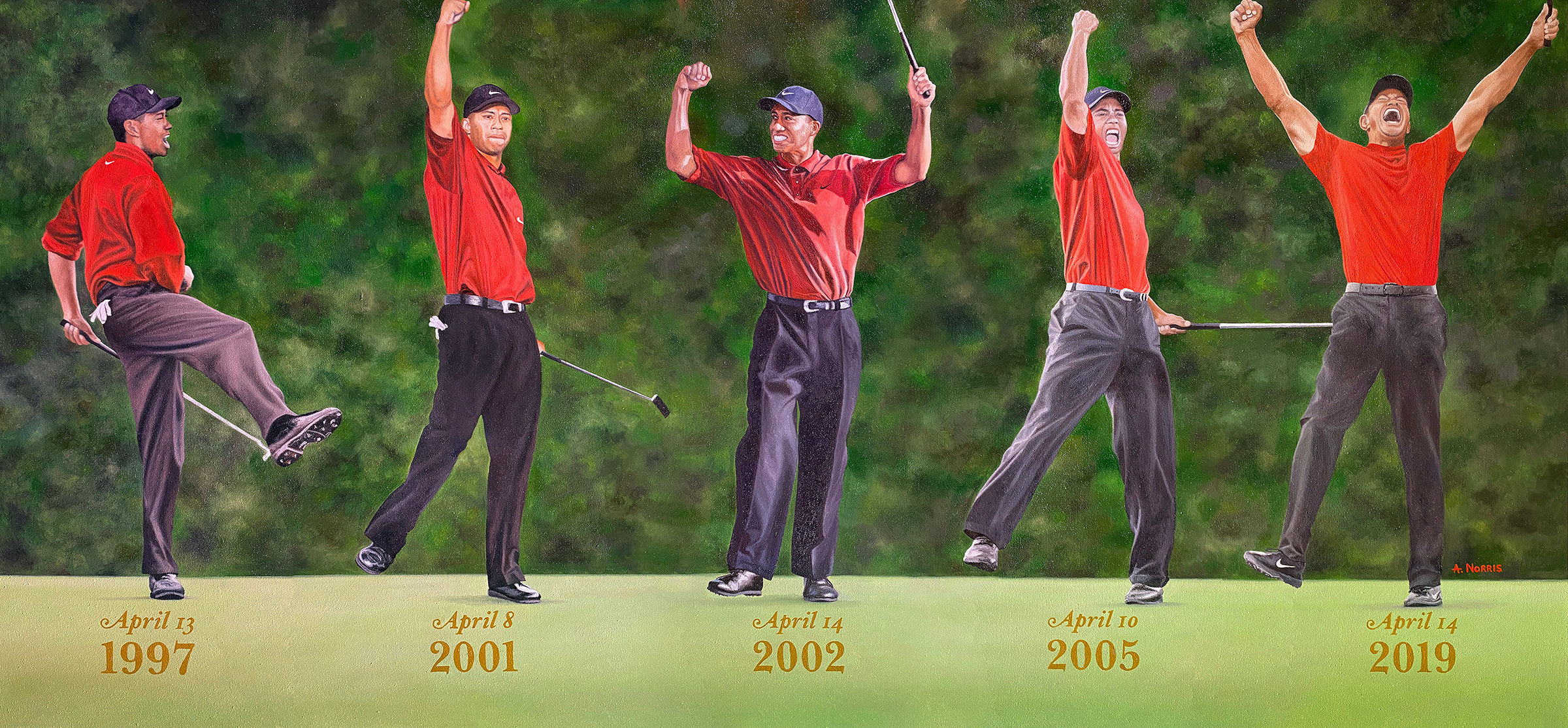 Tiger Masters tribute