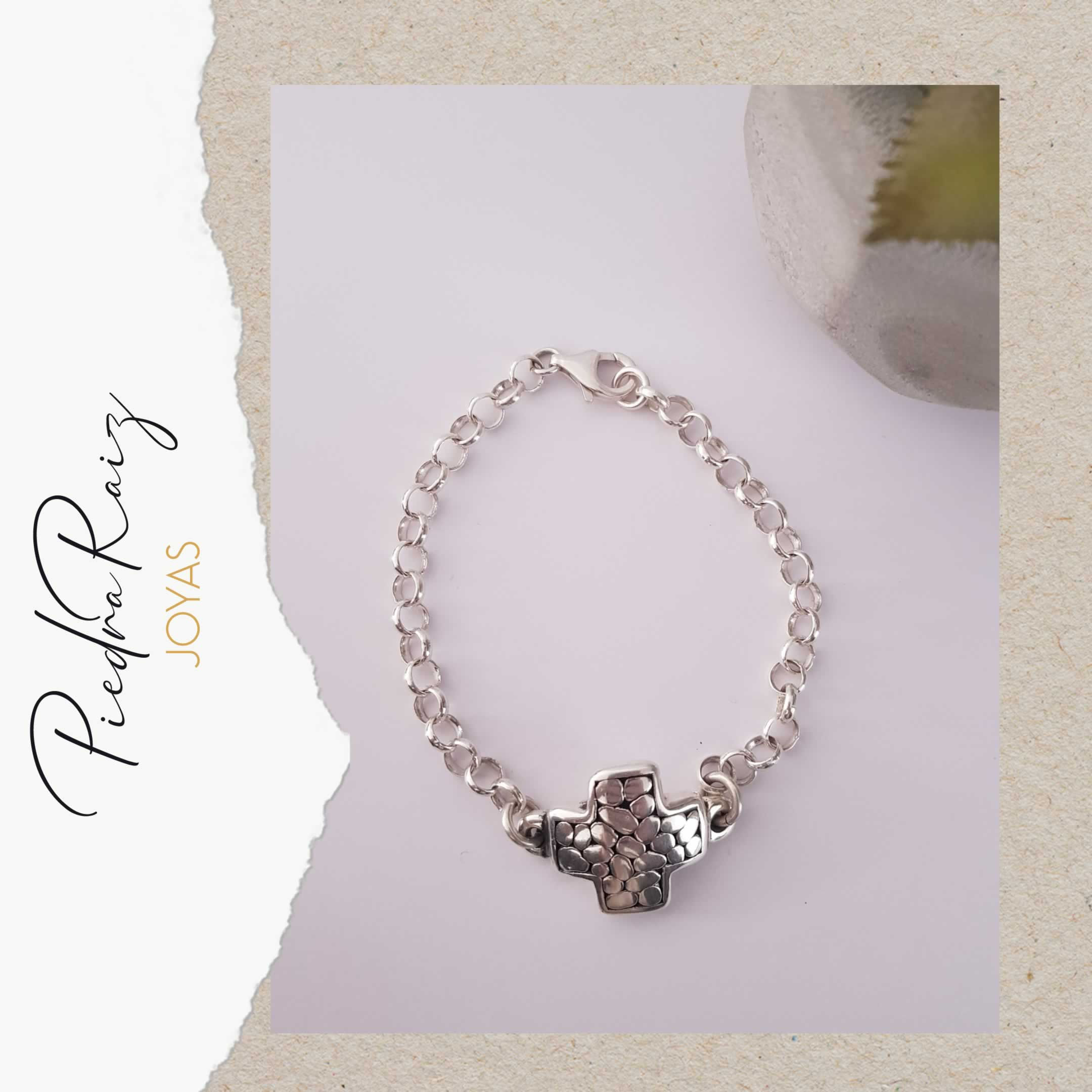 Pulsera Cruz del equilibrio