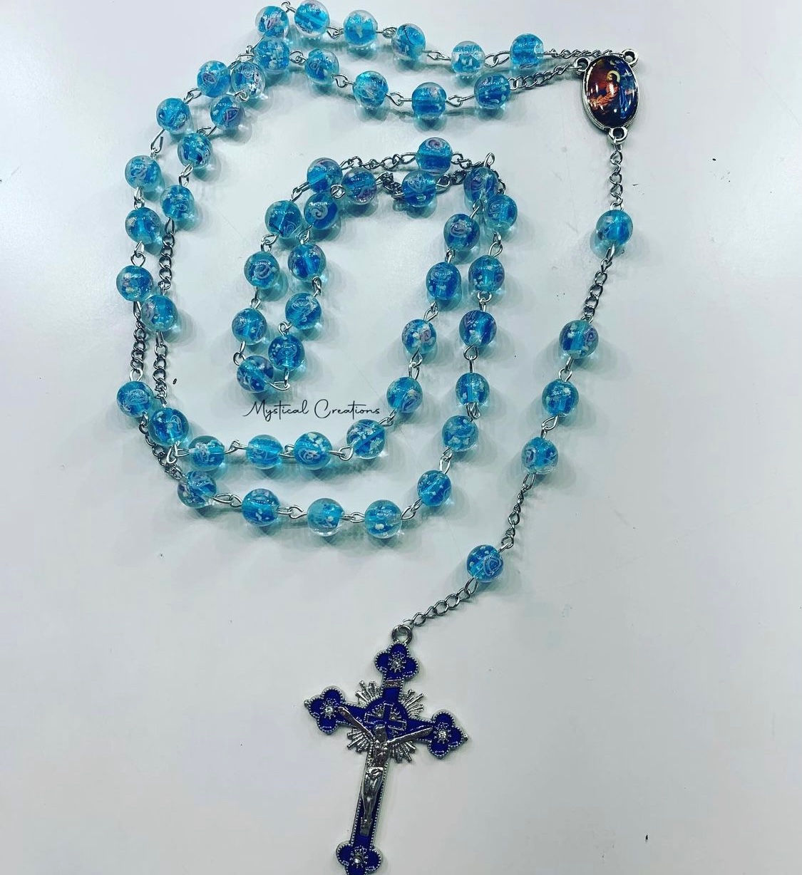 Blue Rose Rosary