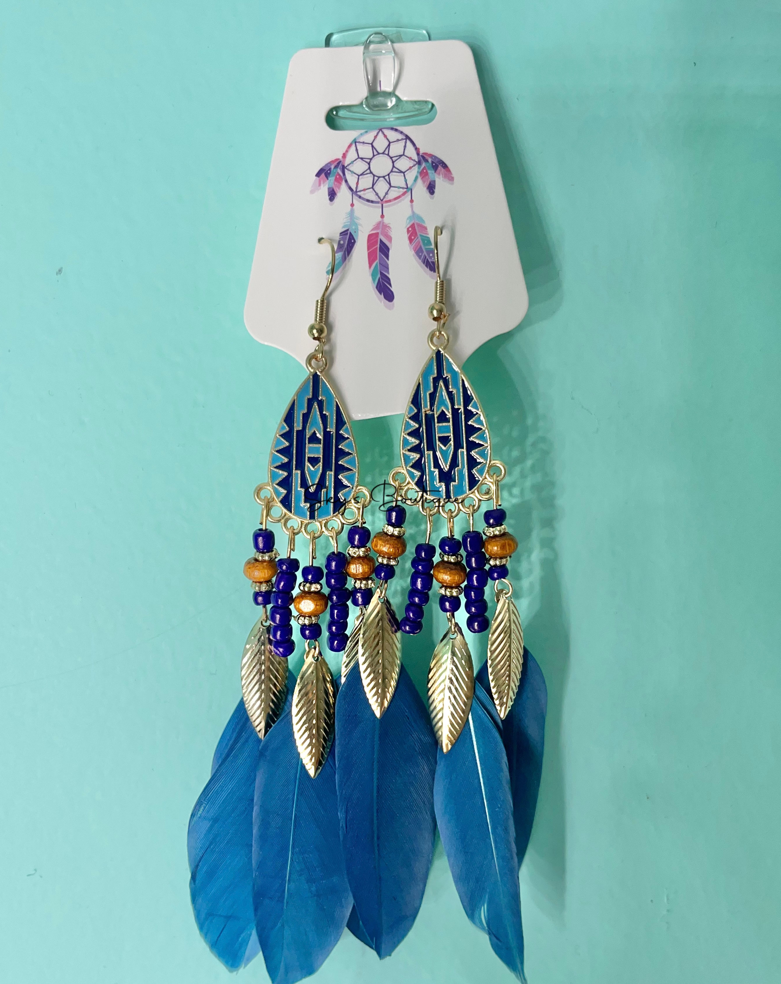 Feathered Earrings