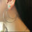 Thumbnail: Crescent Moon Hoops