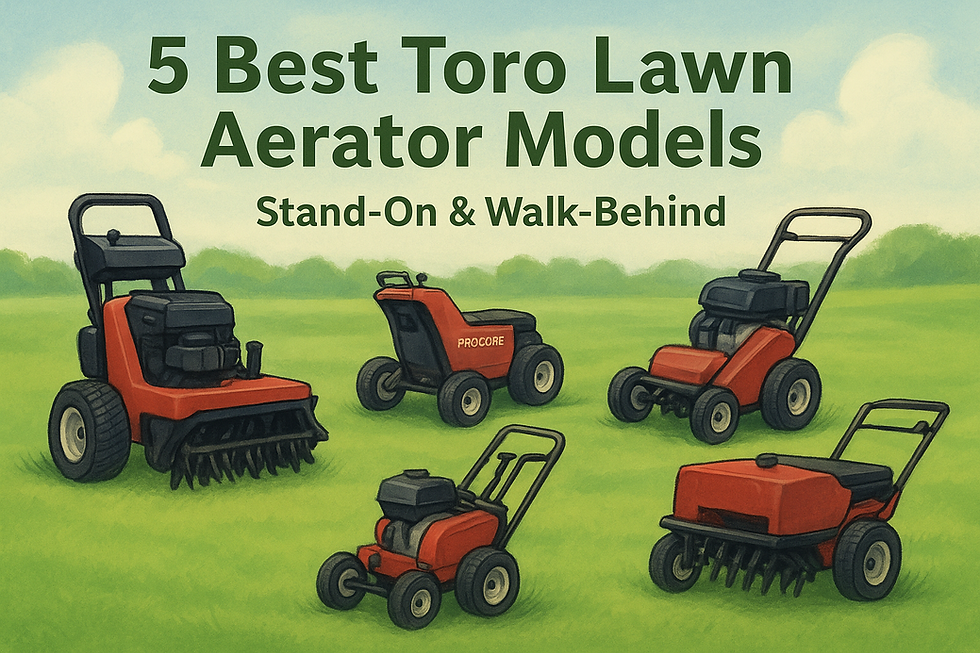 5 Best Toro Lawn Aerator Models (Stand-On & Walk-Behind)