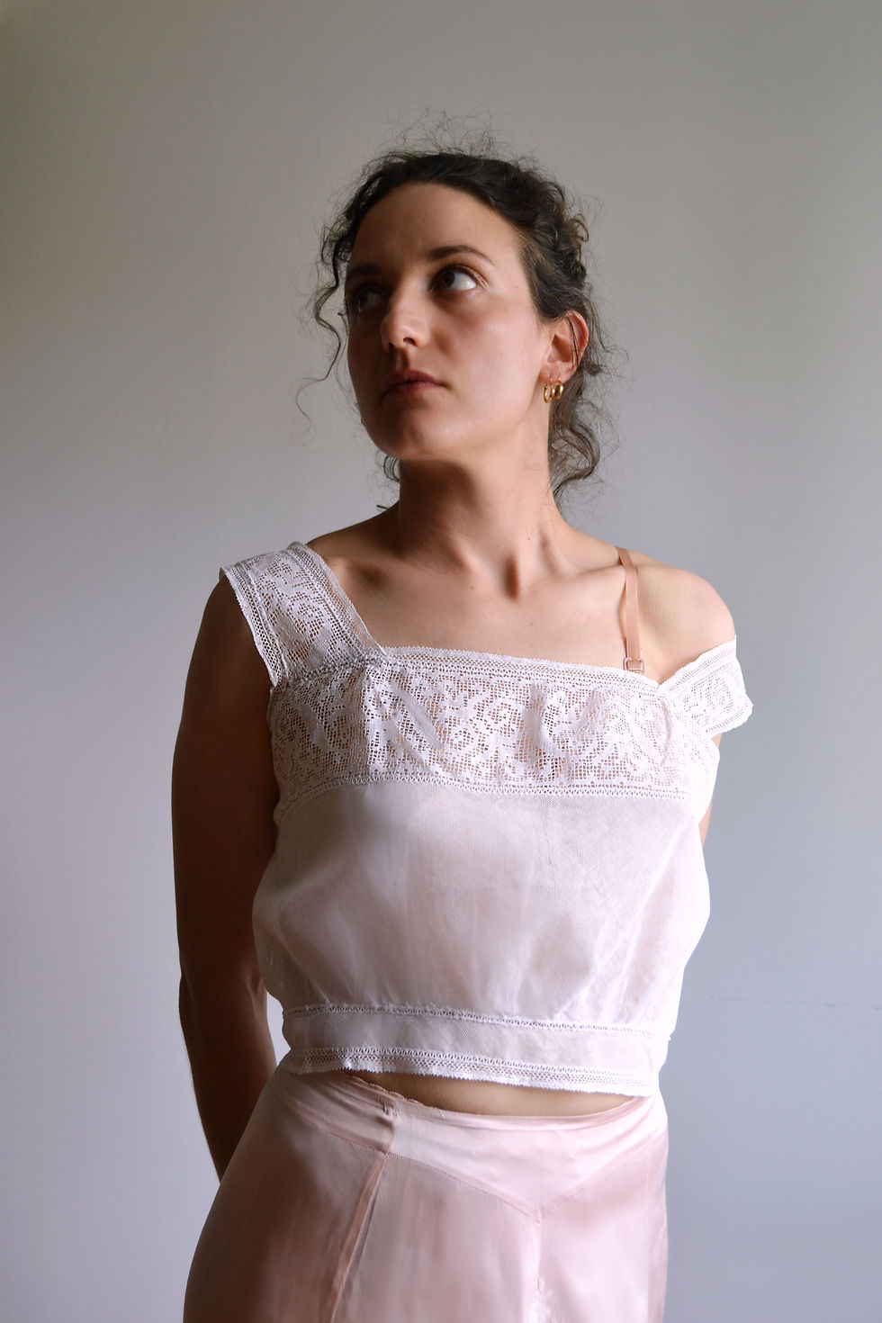 Cache-corset tulle - ca 1920