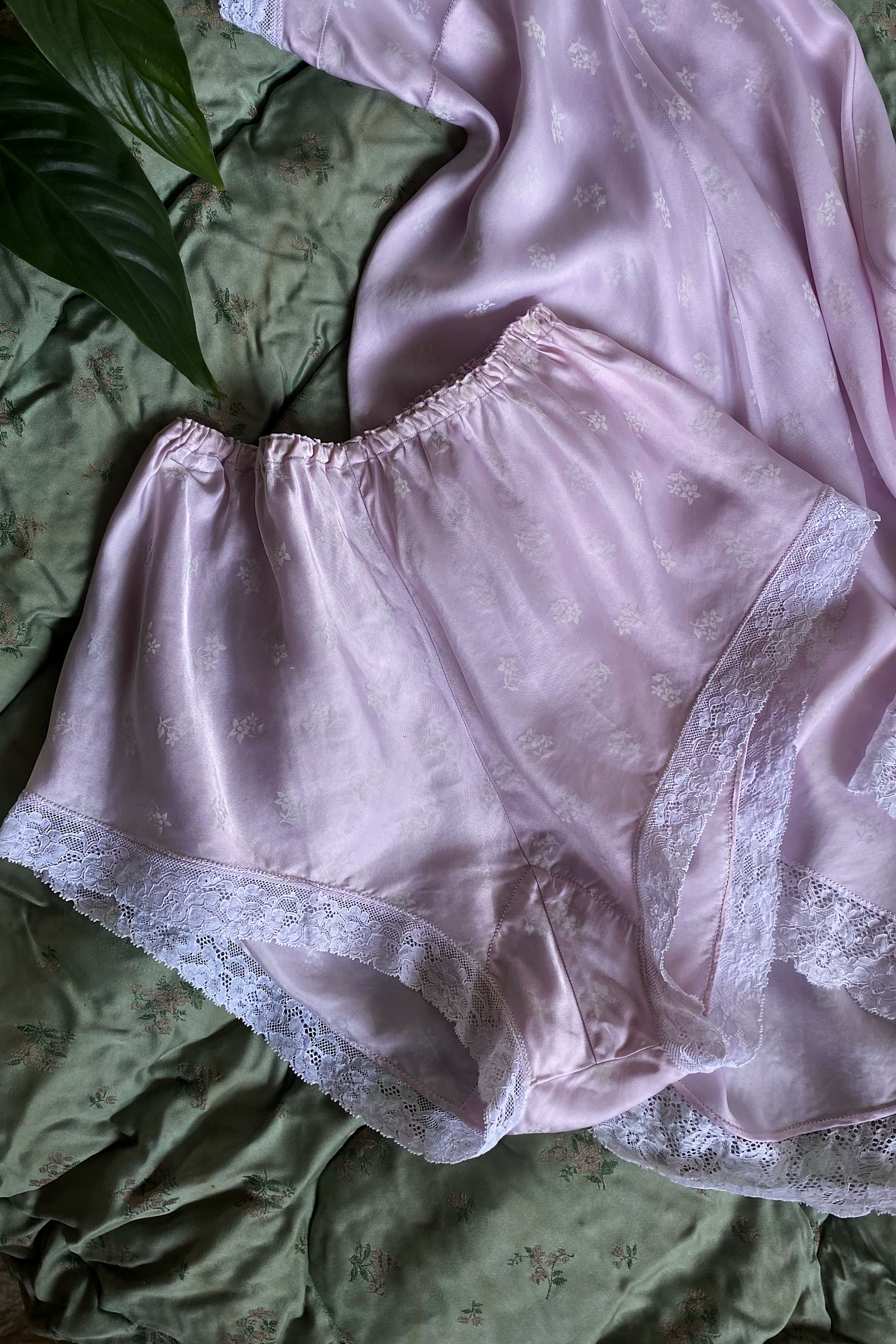 Bloomer imprimé lilas - 1930s