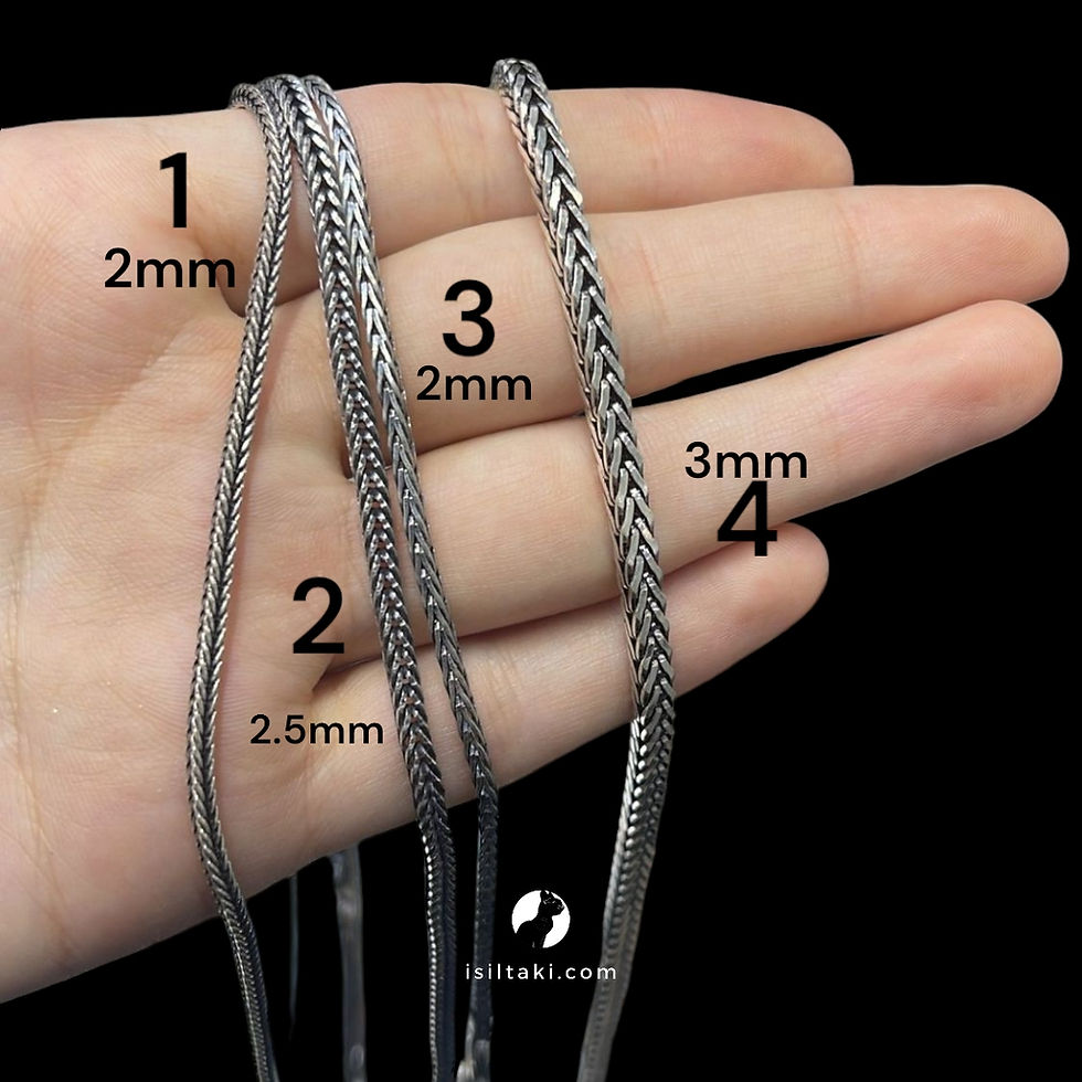 Küçük resim: 2mm Tilkikuyruğu Zincir Kolye