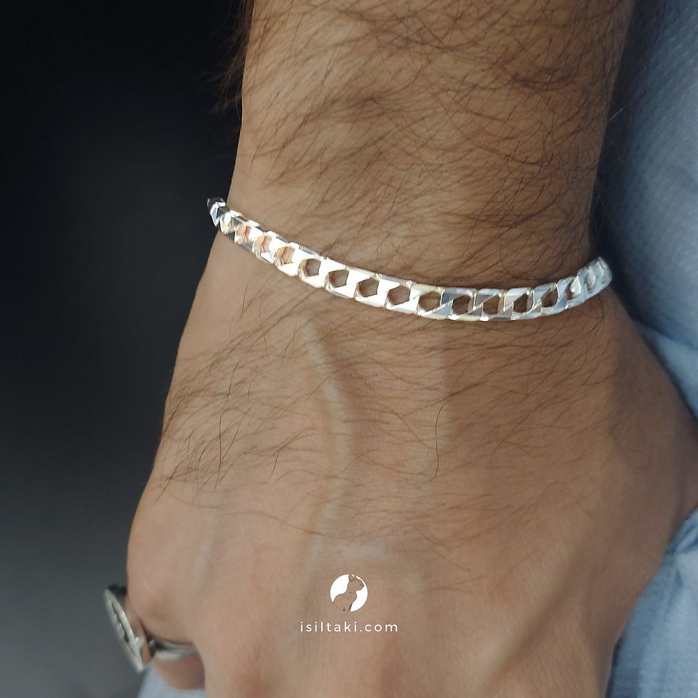 İtalyan Köşeli Gurmet Zincir Bileklik