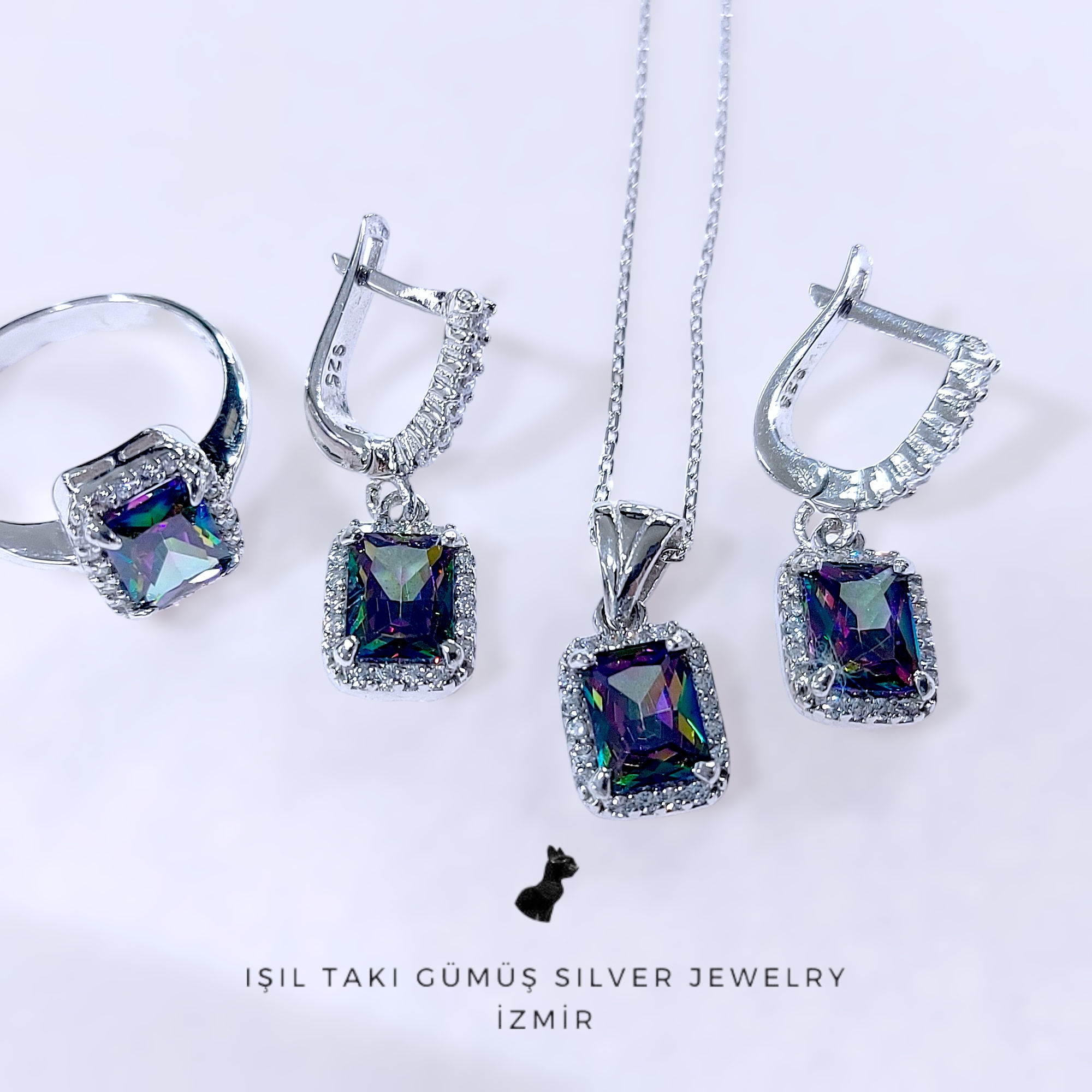 Mystic Topaz Baget Set