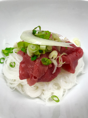 Rare beef pho