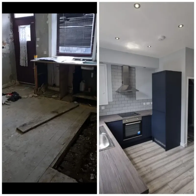 Refurbished kitchen