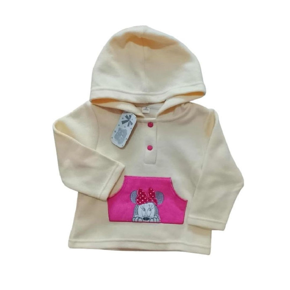 Miniatura: Calças Bombazine+ Camisola Estampada Bebé Menina
