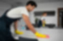 Replace current recurring-cleaning home image with a wide shot of a professional cleaner in a commercial space — bright, clean office or corridor. Consistent with home page hero.