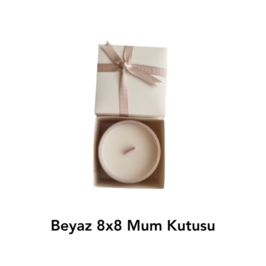 Beyaz 8x8 Mum Kutusu (3)
