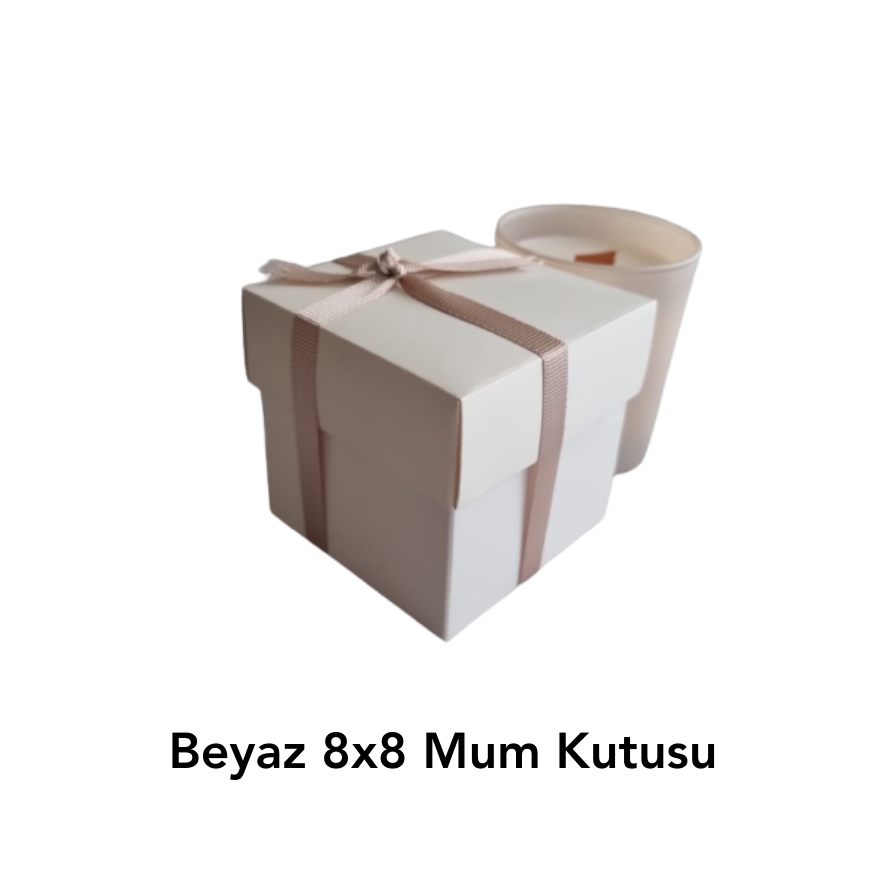 Beyaz 8x8 Mum Kutusu (1)