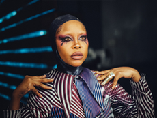 Erykah Badu in concert in Brussels in October
