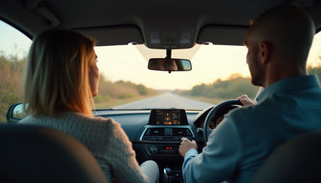 Flexible driving lesson in progress